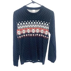 Hanna Andersson fair Isle pajama top size small i
